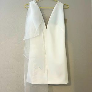 Elegant White Mini Dress